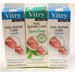LOT OF 3 VITRY NAIL REPAIR CARE.