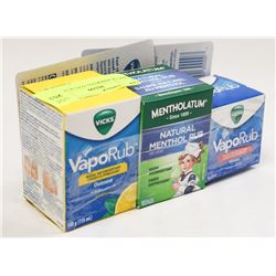 LOT OF ASSORTED VAPO RUB