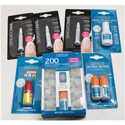 BAG OF ASST NAIL SUPPLIES