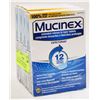 Image 1 : LOT OF 4 MUCINEX EXTENDED RELEASE BI LAYER TABLETS