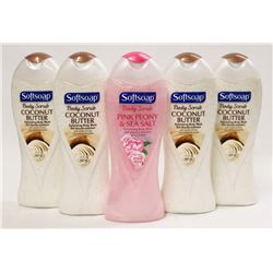 BAG OF 5 SOFTSOAP BODY BUTTER & BODY LOTION