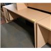 Image 1 : NEW LIGHT WOOD TONE LARGE OFFICE DESK