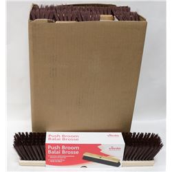 LOT OF 10 PUSH BROOM 16" HEADS