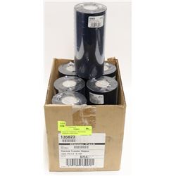 BOX OF THERMAL TRANSFER RIBBON, 6 PER BOX