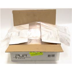BOX OF 500 MULTIPURPOSE CLEAR PLASTIC BAGS, 9LB