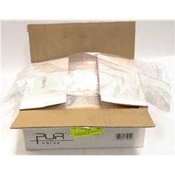 BOX OF 500 MULTIPURPOSE CLEAR PLASTIC BAGS, 9LB