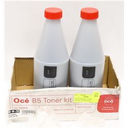 OCE B5 TONER KIT, 2 TONER BOTTLES, 2 WASTE BAGS