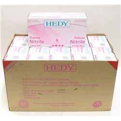 CASE OF 10 SMALL HEDY OPTIMIM NITRILE PINK POWER
