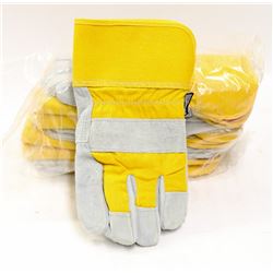 LOT OF 6 FORCEFIELD WORK GLOVES M/L