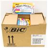 Image 1 : BOX OF 36 YELLOW AND PINK WINDOW MARKERS