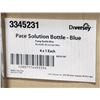 Image 1 : CASE OF 4 DIVERSEY PACE SOLUTION BOTTLES - BLUE.