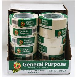 CASE OF DUCK BRAND MASKING TAPE