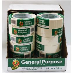 CASE OF DUCK BRAND MASKING TAPE