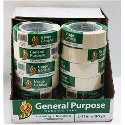CASE OF DUCK BRAND MASKING TAPE