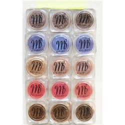 15 MICABELLA NATURAL MINERAL EYE SHADOW ASSORTED