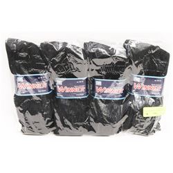 12 PAIR SPORTS COLLECTION BLACK SOCKS SIZE 10-13