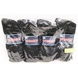 12 PAIR SPORTS COLLECTION BLACK SOCKS SIZE 10-13