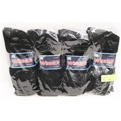 12 PAIR SPORTS COLLECTION BLACK SOCKS SIZE 10-13