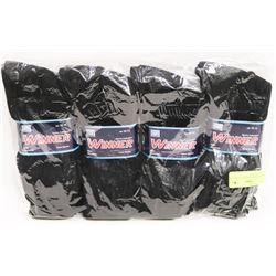 12 PAIR SPORTS COLLECTION BLACK SOCKS SIZE 10-13