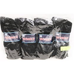 12 PAIR SPORTS COLLECTION BLACK SOCKS SIZE 10-13