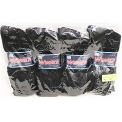 12 PAIR SPORTS COLLECTION BLACK SOCKS SIZE 10-13
