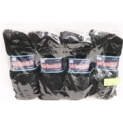 12 PAIR SPORTS COLLECTION BLACK SOCKS SIZE 10-13