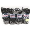 Image 1 : 12 PAIR SPORTS COLLECTION BLACK SOCKS SIZE 10-13