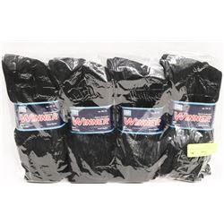 12 PAIR SPORTS COLLECTION BLACK SOCKS SIZE 10-13