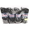 Image 1 : 12 PAIR SPORTS COLLECTION BLACK SOCKS SIZE 10-13