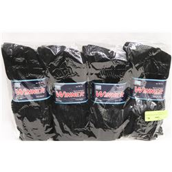 12 PAIR SPORTS COLLECTION BLACK SOCKS SIZE 10-13