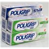 Image 1 : LOT OF 5 ASSORTED POLYGRIP DENTAL ADHESIVE CREAM