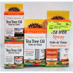 LOT OF HOLISTA  ASSORTED TEA TREE OIL PRODUCTS