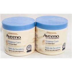 LOT OF 2 AVEENO ECZEMA CARE ITCH RELIEF BALM