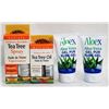 Image 1 : BAG OF TEA TREE PRODUCTS & ALOEX  ALOE VERA
