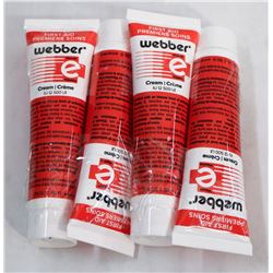 LOT OF 4 WEBBER FIRST AID CREAM