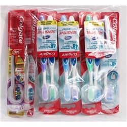 BAG OF COLGATE TOOTHBRUSHES