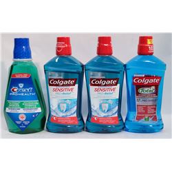 BAG OF ASSORTED MOUTH WASH