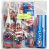 Image 1 : BAG OF KIDS SPINBRUSHES AND CREST TOOTHPASTE