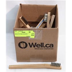 BOX OF 20 WIRE BRUSHES
