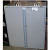 Image 1 : NEW 2 DOOR OFFICE CABINET (GREY)