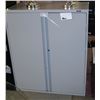 Image 1 : NEW 2 DOOR OFFICE CABINET (GREY)