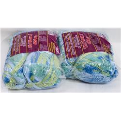 TWO 1LB BAGS OF YARN