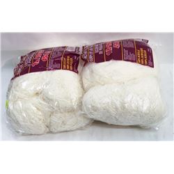 TWO 1LB BAGS OF YARN
