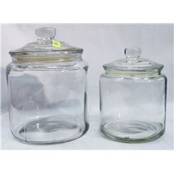 PAIR OF COOKIE JARS