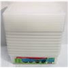 Image 1 : STACK OF PLASTIC STORAGE BINS
