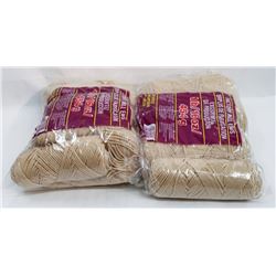 TWO 1LB BAGS OF YARN