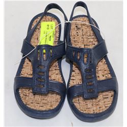 SANDAK LADIES WEDGE SANDALS SIZE 7 BLUE