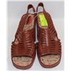 Image 1 : SANDAK LADIES WEDGE SANDALS SIZE 10 RUST COLOR