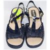 Image 1 : SANDAK LADIES WEDGE SANDALS SIZE 7 DARK BLUE COLOR