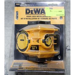 DEWALT DOOR LOCK INSTALLATION KIT